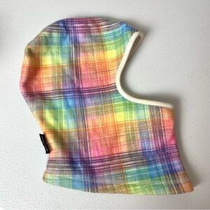 Seirus Jr. Balaclava Plaid Multicolor Kids Fleece Lined One Size
